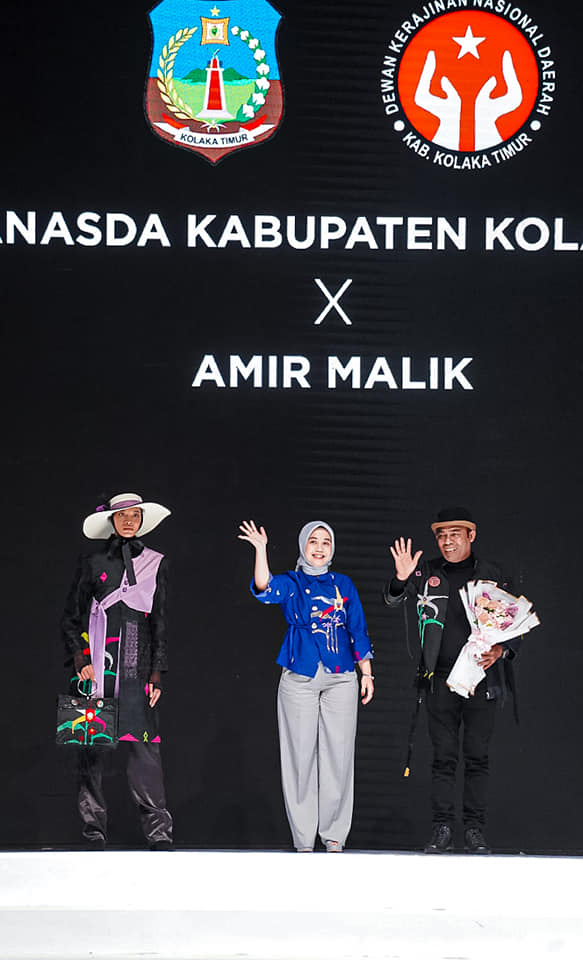 Motiv Wulele Sorume Koltim Menggema di Indonesia Fashion Week 2023