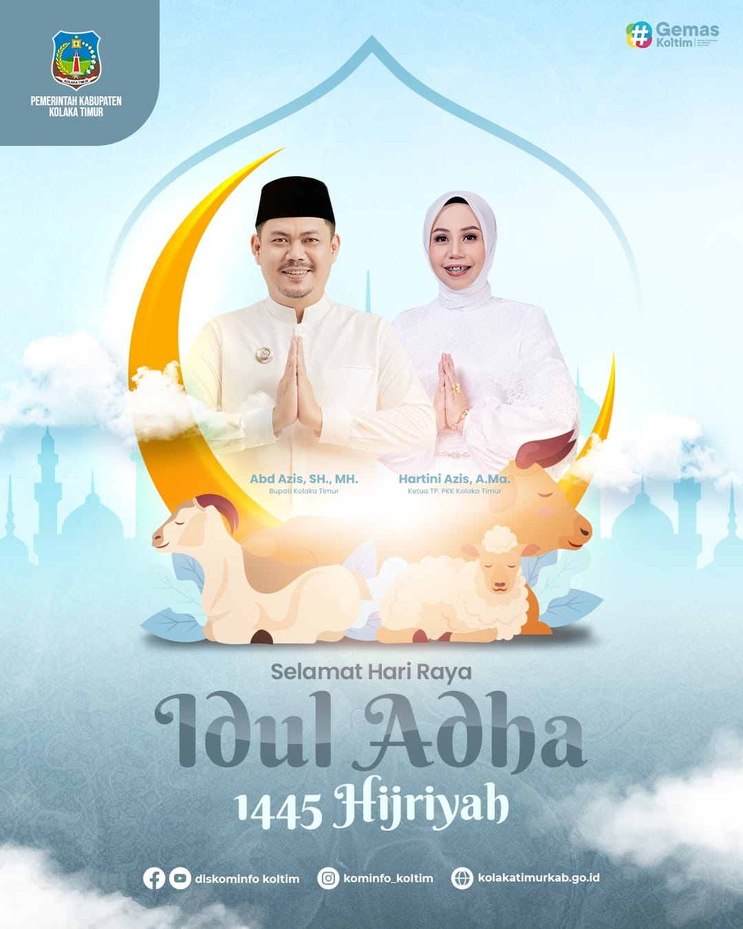 Selamat Hari Raya Idul Adha 10 Dzulhijjah 1445 Hijriyah 2024 M