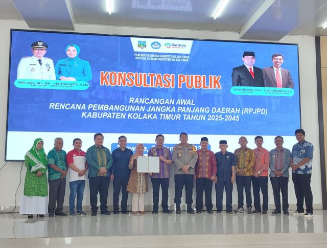 Konsultasi Publik Rancangan Awal Rencana Pembangunan Jangka Panjang Daerah RPJPD Kabupaten Koltim Tahun 2025-2045