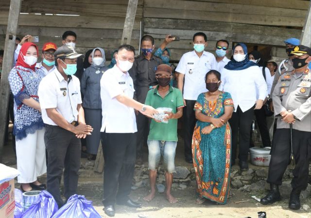 Gerak Cepat Pemda Koltim Bantu Penangan Korban Puting Beliung Lambandia