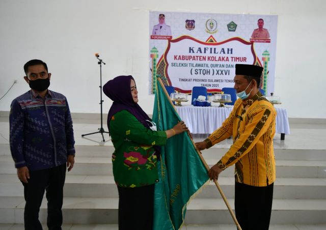 Plt Bupati Lepas Kafilah Koltim untuk STQH Tingkat Provinsi