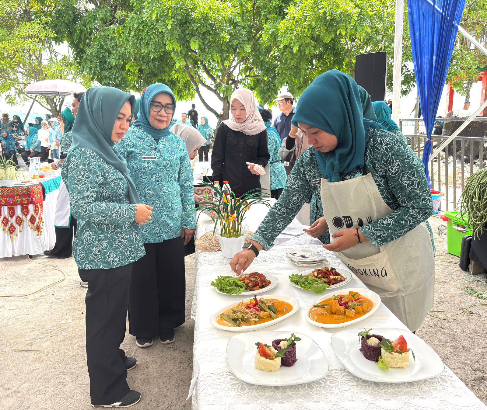 Chef Juna Jadi Juri, Lomba Masak PKK di MAIMO Sharia Fest Pulau Bokori Curi Perhatian