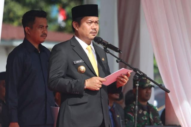 Bupati Koltim Pimpin Upacara HUT Kemenag
