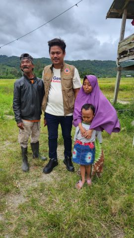 Bupati Koltim Tinjau Langsung Rumah Warga Terdampak Puting Beliung