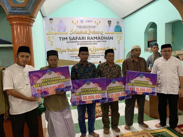 Pemda Koltim Bantu Pembangunan Empat Masjid di Aere