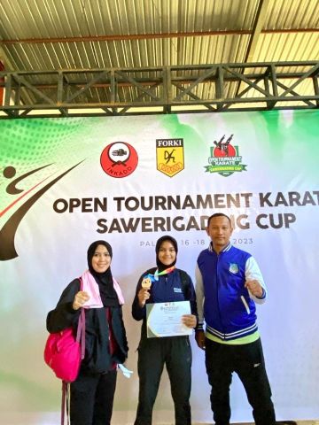 Ikuti Open Tournament Karate Sawerigading Cup, Atlet Koltim Sumbang Perak