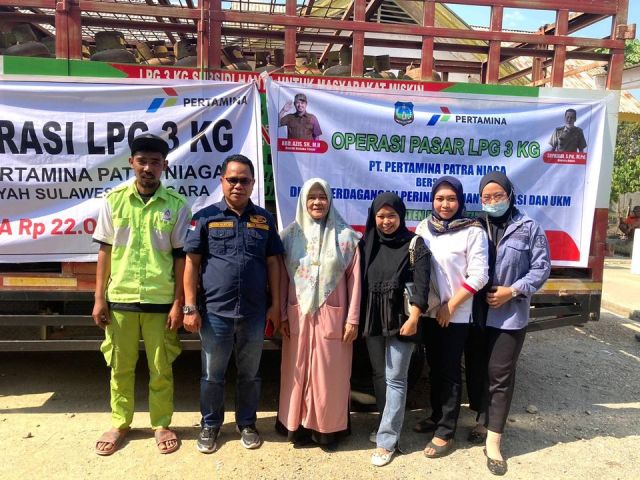 Dinas Perdagangan Koltim Gelar Operasi Pasar LPG di Tiga Kecamatan