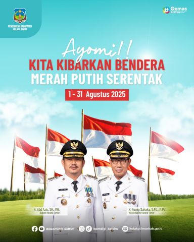 Ayo kibarkan Bendera Merah Putih