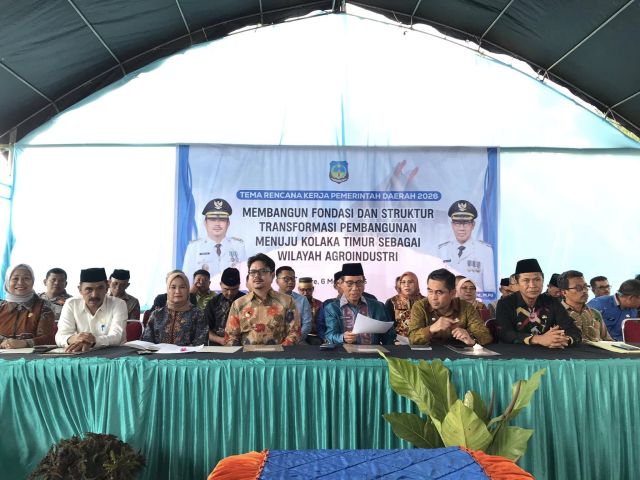 Buka Musrenbang Aere, Bupati Ingatkan Perangkat Daerah Fokus Layani Masyarakat