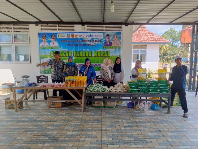 Dinas Ketapang Koltim Lanjutkan GPM di Kecamatan Aere, Harga Pangan Terjangkau, Warga Antusias