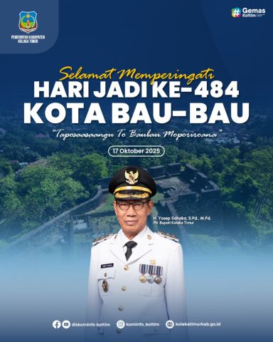 Selamat Memperingati Hari Jadi ke 484 Kota Bau-Bau Tahun 2025