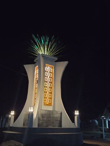 Tugu Sorume di Mowewe Tampil Megah dan Ikonik sebagai Ciri Khas Koltim