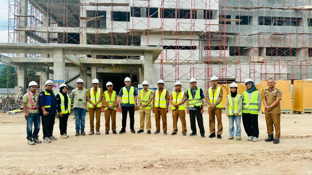 Progres Pembangunan RSUD Kolaka Timur Capai 91,55 Persen