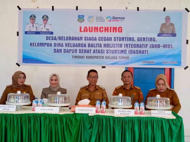 Launching Kelurahan dan Desa SIAGA Siap atasi dan Cegah Stunting Tingkat Kabupaten Kolaka Timur Tahun 2025