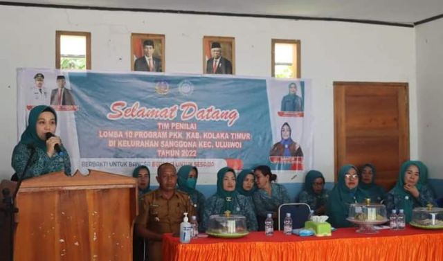 TP PKK Koltim Akhiri Lomba Kecamatan di Uluiwoi