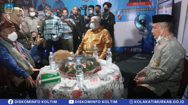 Gubernur Sultra Buka Pameran HPN 2022, Sambangi Stand Koltim