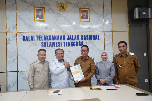Pemda Koltim Perkuat Usulan Infrastruktur Jalan dan Jembatan ke Balai Pelaksanaan Jalan dan Jembatan Sultra
