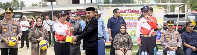Peringati HUT Ke-13 Koltim, Bupati Buka Turnamen Bola Voli Antar OPD