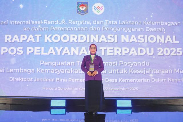 Plt. Ketua TP-PKK Koltim Hadiri Rakornas Posyandu 2025 di Jakarta