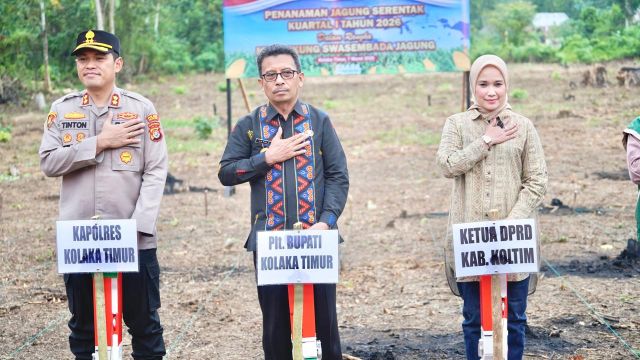 Polres Koltim Gelar Penanaman Jagung Serentak Dukung Swasembada Jagung Nasional