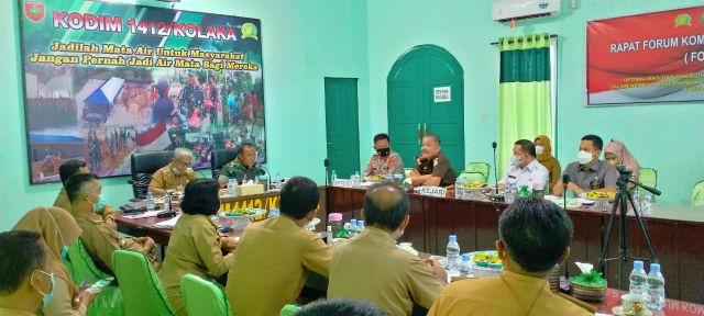 Bupati Koltim Hadiri Rapat Forkopimda di Kodim Kolaka