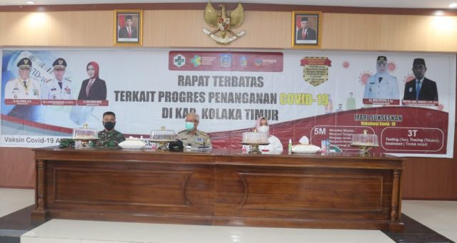 Wagub Pimpin Ratas Progres Penanganan Covid Koltim