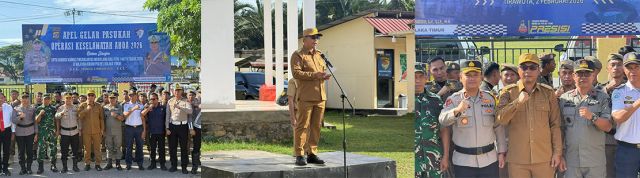 Sekda Koltim Pimpin Apel Pasukan Operasi Keselamatan Anoa 2026