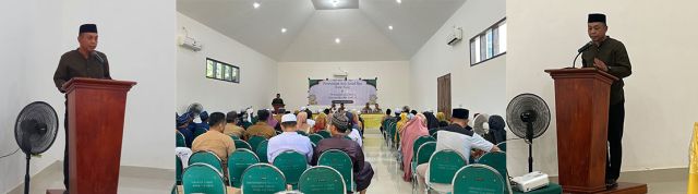 Sekda Koltim Resmikan Aula Masjid Jabal Nur Rate-Rate, Tugas Perdana Pasca Dilantik