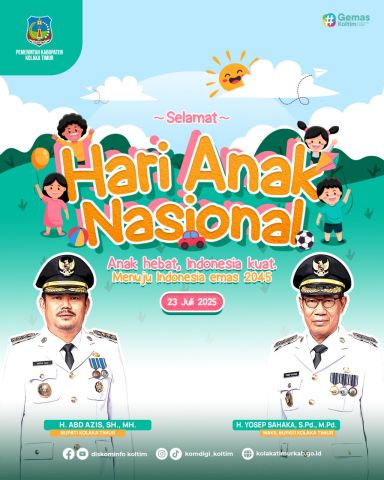 Selamat Hari Anak Nasional Tahun 2025
