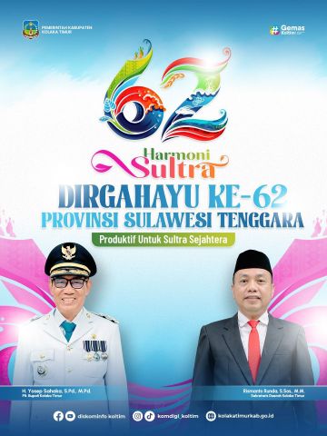 Selamat Hari Ulang Tahun ke-62 Provinsi Sulawesi Tenggara 