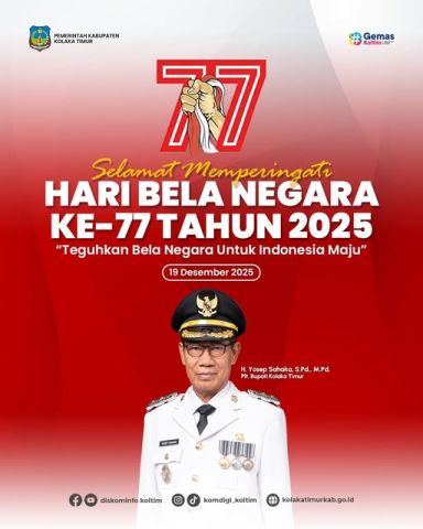 Selamat Memperingati Hari Bela Negara Ke-77 Tahun 2025