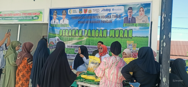 Dinas Ketahanan Pangan Koltim Gelar Gerakan Pangan Murah di Rate-rate, Stabilkan Harga dan Kendalikan Inflasi