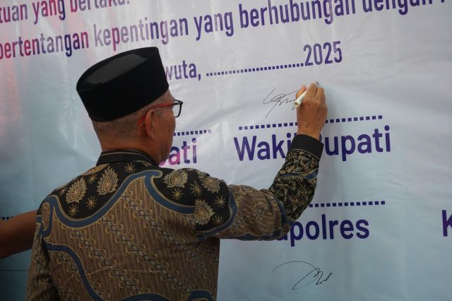 Sosialisasi SPMB & Penandatanganan Pakta Integritas SPMB Tahun 2025