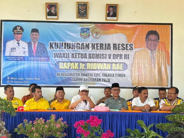 Wakil Ketua Komisi V DPR RI Ridwan Bae Laksanakan Kunjungan Kerja Reses di Koltim