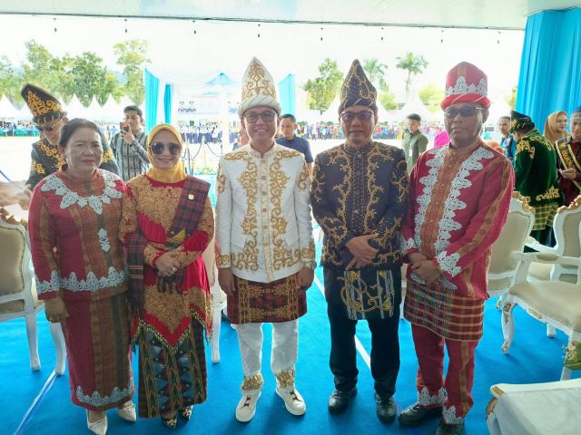 Wakili Bupati Koltim, Sekda Hadiri Upacara Peringatan HUT ke-66 Kabupaten Kolaka