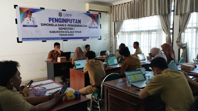 Bagian Administrasi Pembangunan Setda Koltim Pantau dan Awasi Pembangunan via Simonela dan E-Pengendalian