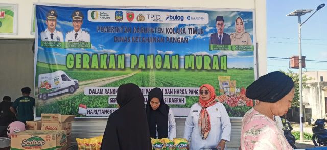 Dinas Ketahanan Pangan Koltim Gelar Gerakan Pangan Murah di Rate-rate, Stabilkan Harga dan Kendalikan Inflasi