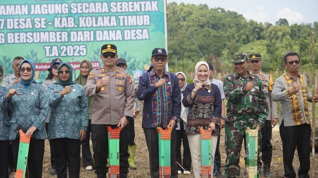 Pemkab Koltim Luncurkan Penanaman Jagung Serentak di 117 Desa Dorong Ketahanan Pangan Lewat Dana Desa TA 2025
