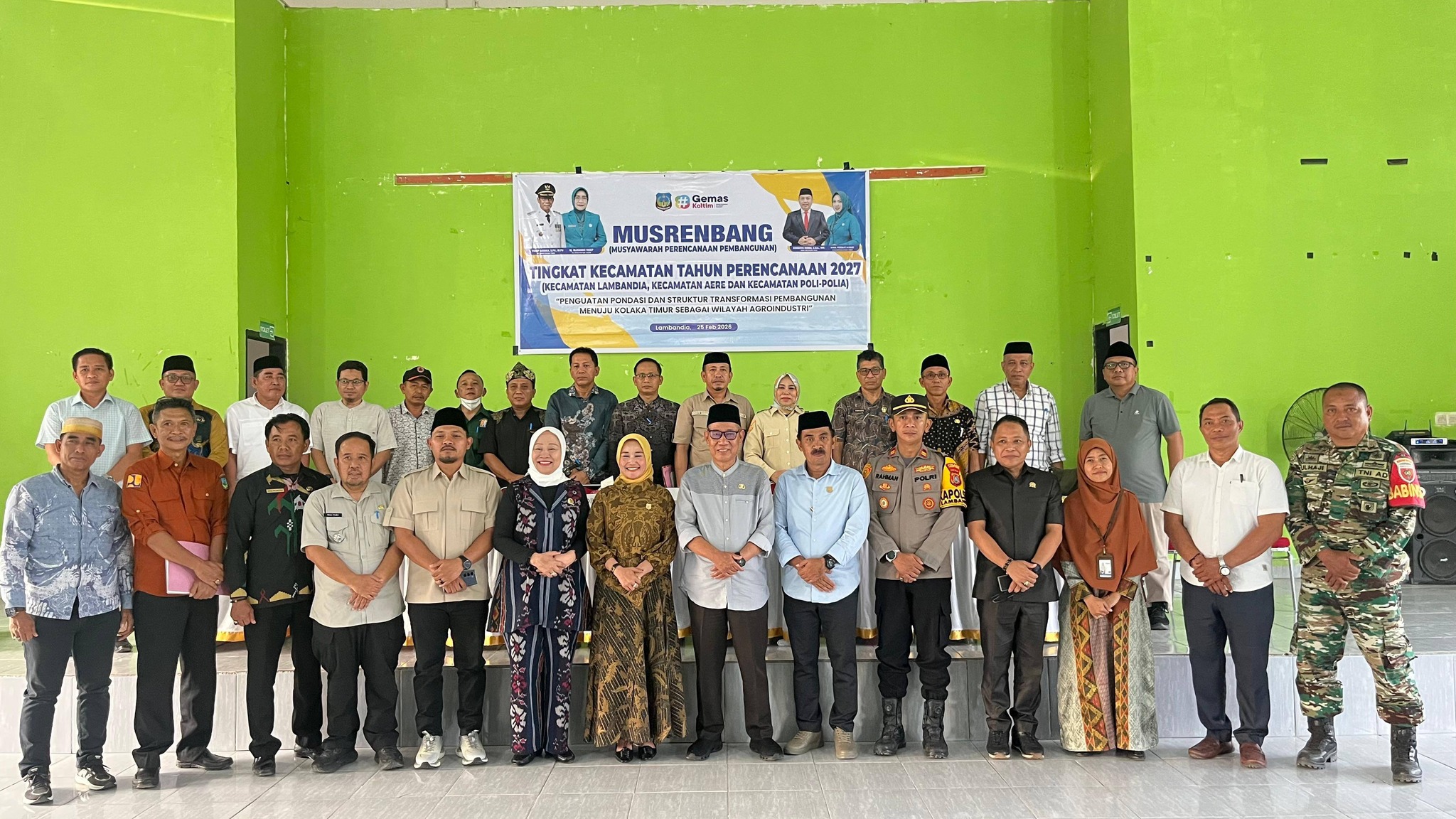 Musrenbang Kecamatan Lambandia, Aere dan Poli-Polia akhiri rangakain Musrenbang tingkat Kecamatan Tahun Perencanaan 2027