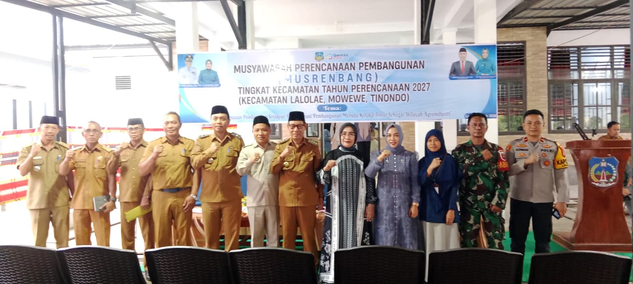 Musrenbang Tingkat Kecamatan Tahun Perencanaan 2027, Pemkab Koltim Perkuat Transformasi Menuju Wilayah Agroindustri