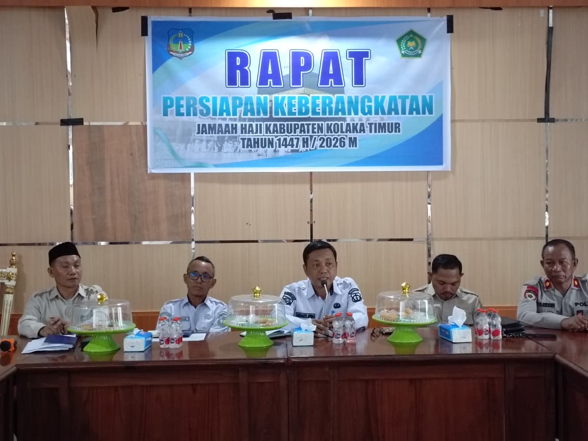 Pastikan Jamaah Berangkat Sehat dan Pulang Selamat, Sekda Koltim Pimpin Finalisasi Persiapan Haji 1447 H