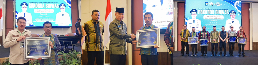 Pemda Koltim Raih Penghargaan Tindak Lanjut Tertinggi 2025, Diserahkan di Rakor Binwas & Kongres AAIPI Sultra