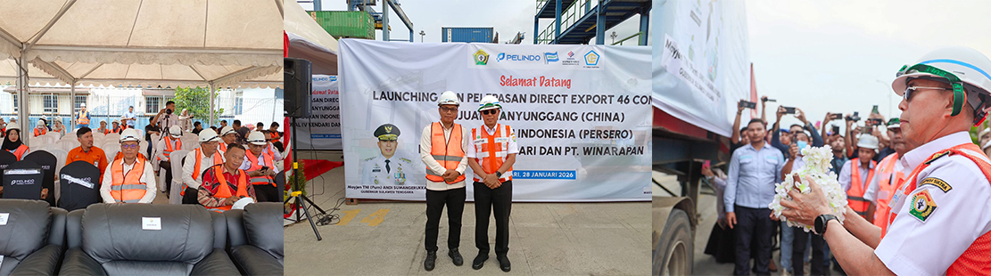 Sekda Kolaka Timur Hadiri Launching dan Pelepasan Ekspor Langsung 46 Kontainer ke Tiongkok