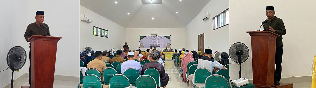 Sekda Koltim Resmikan Aula Masjid Jabal Nur Rate-Rate, Tugas Perdana Pasca Dilantik