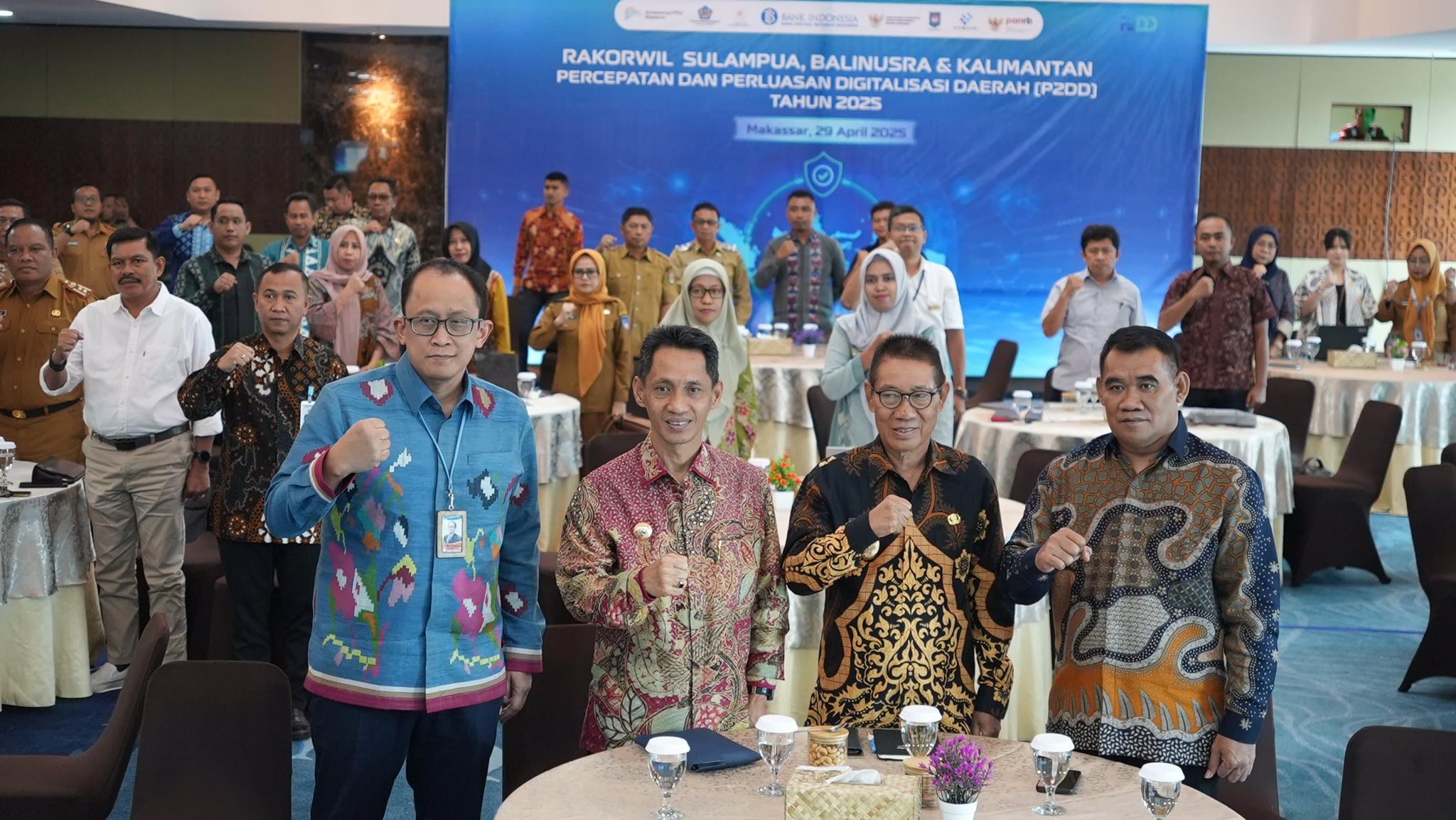 Wakil Bupati Kolaka Timur menghadiri kegiatan Rakorwil Sulampua, Balinusra & Kalimantan dan Perluasan Digitalisasi Daerah P2DD Tahun 2025