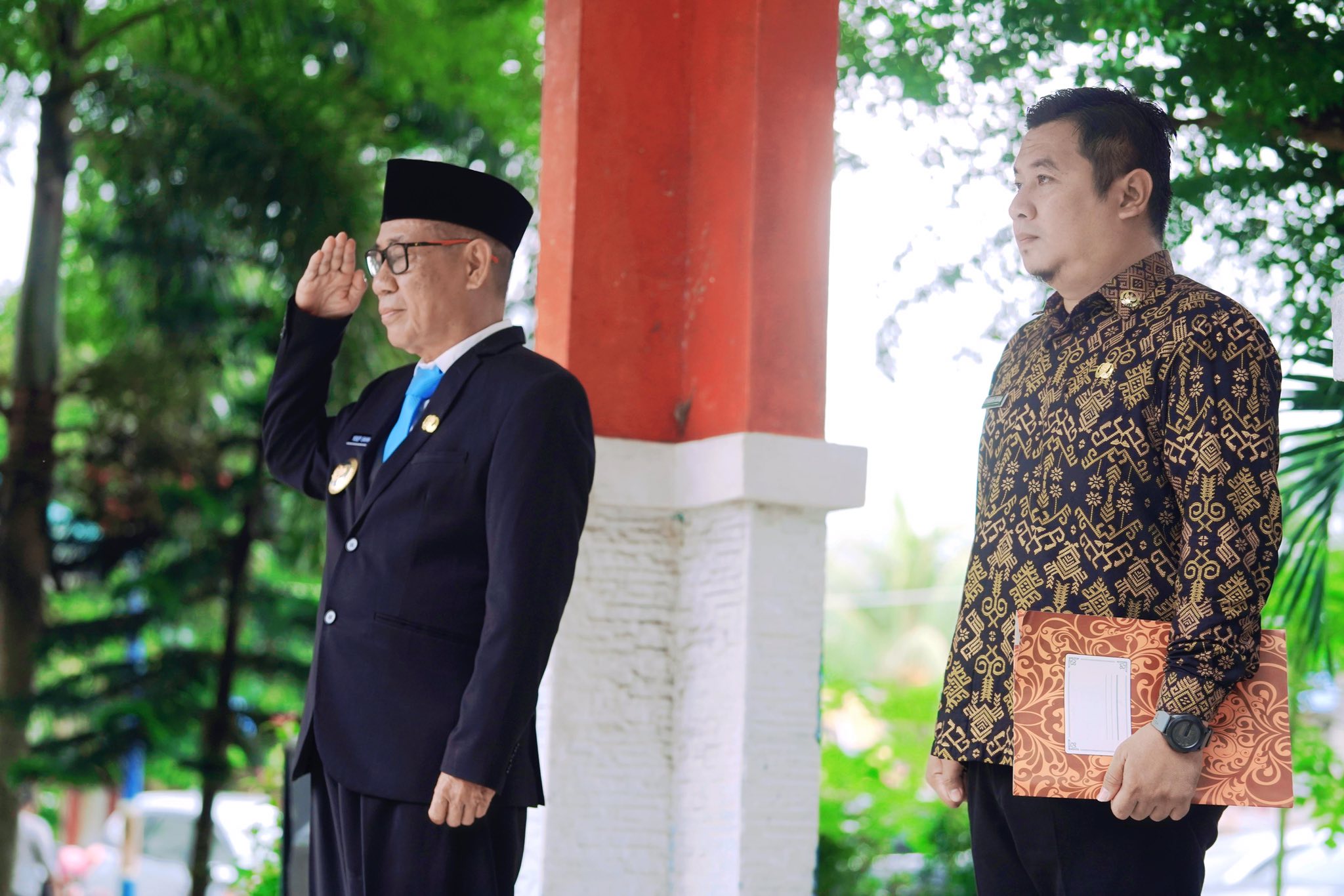 Wakil Bupati Koltim jadi Inspektur Upacara Peringatan HARKITNAS ke 117 tingkat Pemda Koltim